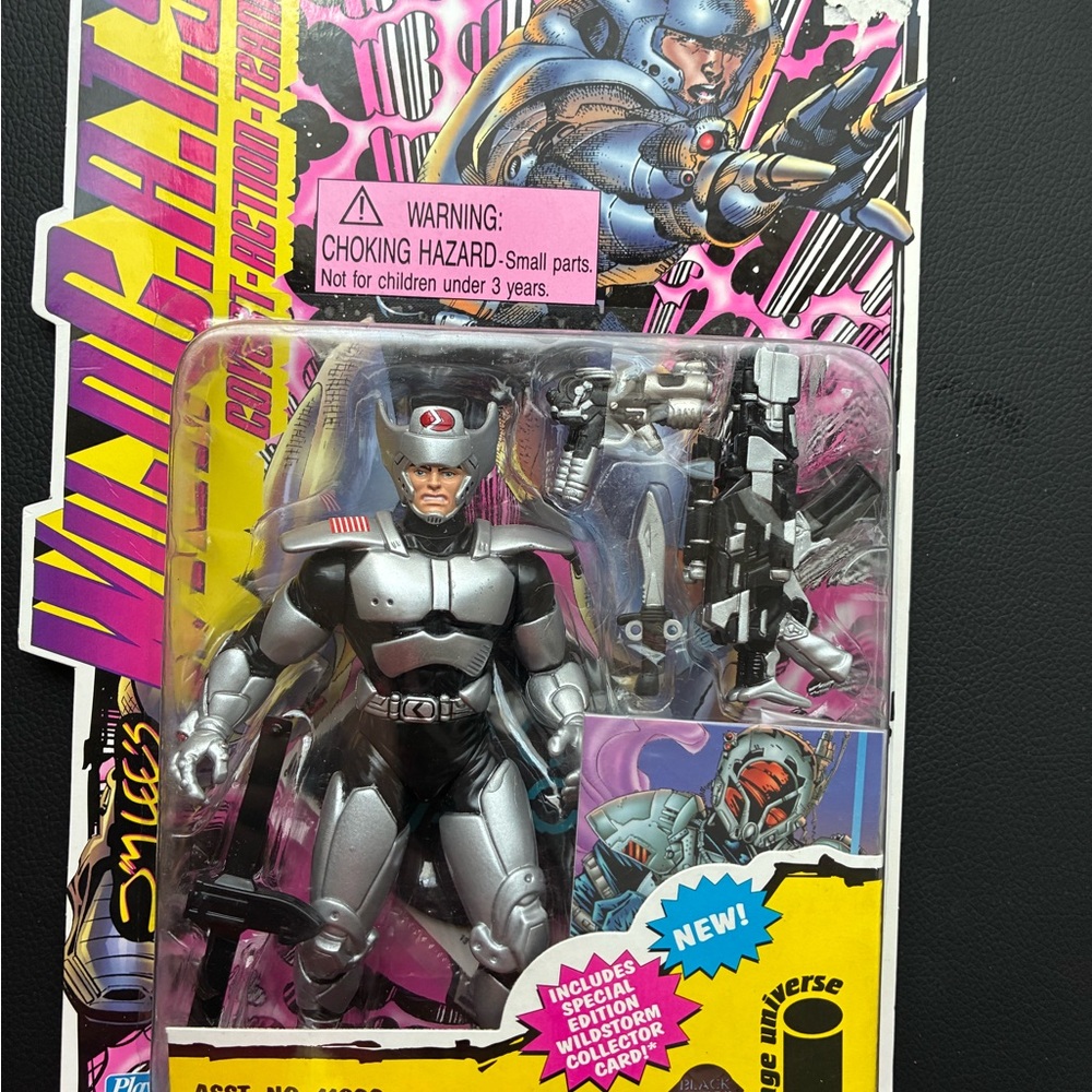 Wild C.A.T.S. Black Razor Image Universe 6” Action Figure 1995. NEW SEALED